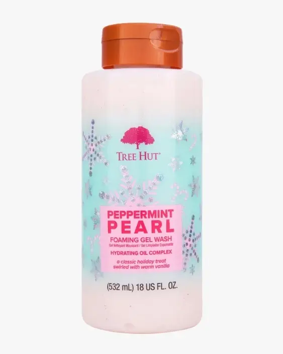 Tree Hut / Гель для душу / Peppermint Pearl Foaming Gel Wash / 532 ml