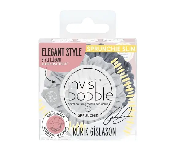invisibobble / Резинка-браслет для волосся / SPRUNCHIE SLIM  Rurik Gislason Feeling Greyt