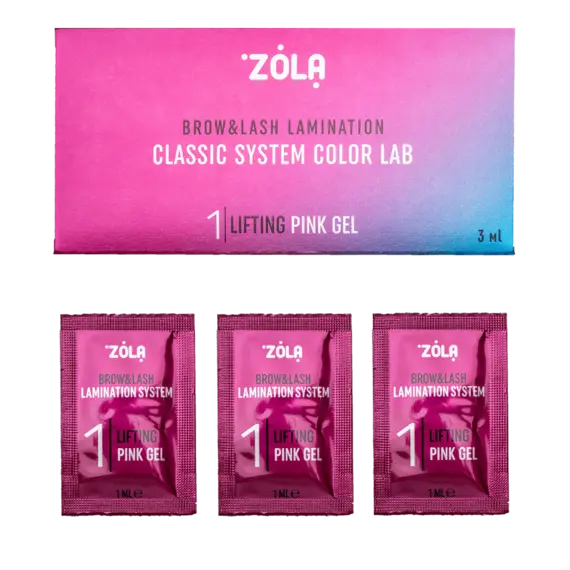 ZOLA / Color Lab / Lifting Pink Gel / Step 1 / саше 1 мл