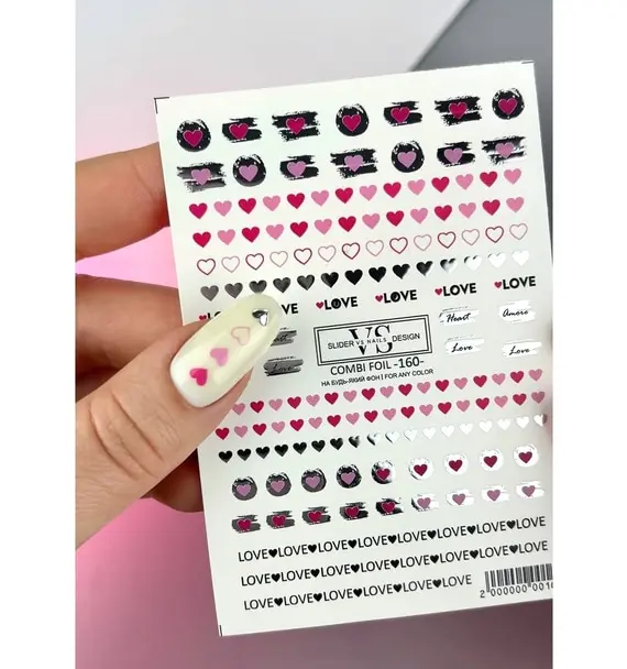 VS Nails / Слайдер дизайн / Combi foil -160-