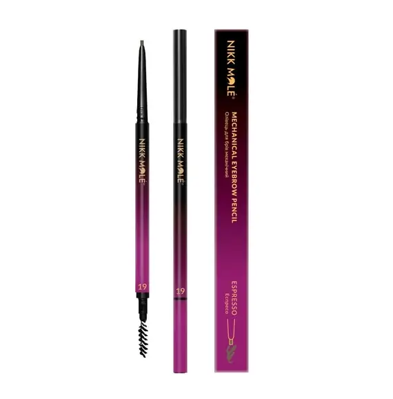Nikk Mole / Олівець для брів механічний ультратонкий / Espresso №19