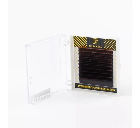 Вії CASCADIA / Brown Ombre / Мікс / 10 ліній