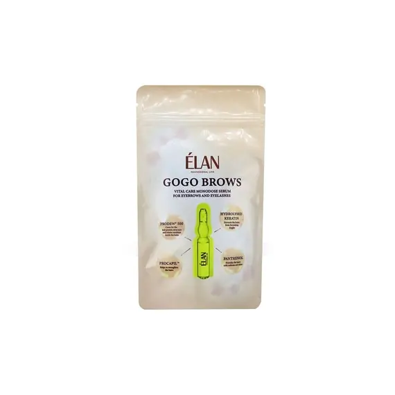Elan / GOGO BROWS / Сироватка для догляду за бровами та віями