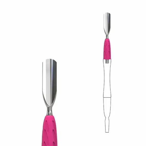 Staleks / Робоча частина лопатки / Combo UNIQ 17 / Пушер округлий широкий