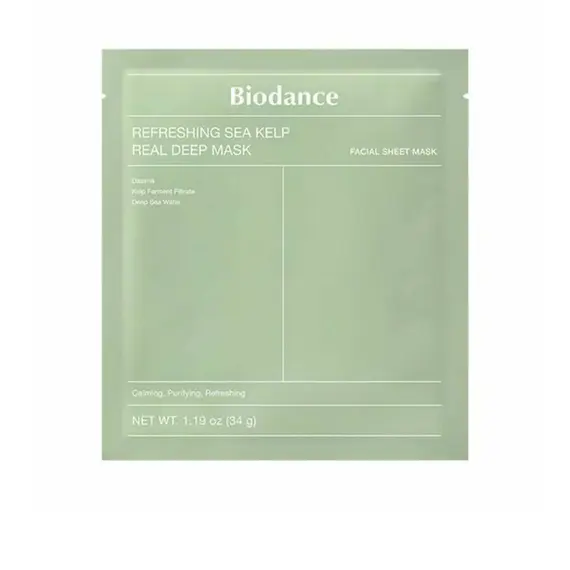 Biodance / Гідрогелева освіжаюча маска з морської водорості / 34 г