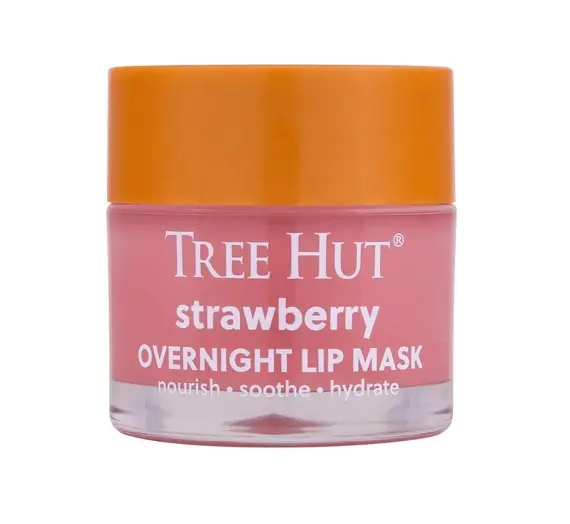 Tree Hut / Нічна маска для губ / Strawberry Overnight Lip Mask / 17 г