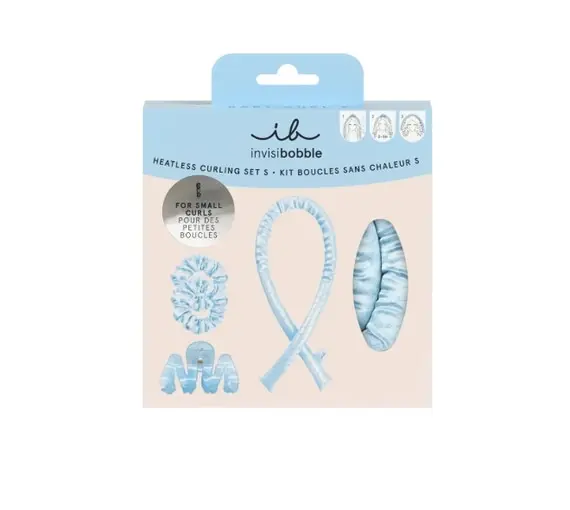 Invisibobble/ Подарунковий набір (2 резинки SPRUNCHIE, 1 заколка та 1 стрічка) / GIFT SET Baby Curl S