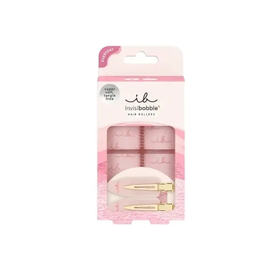 Invisibobble / Набір для створення об'єму (4 бігуді та 2 заколки) / SET Volumize Me