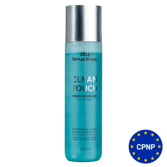Zola x Sonya Brows / Тонер-знежирювач для брів та вій / Clean Touch