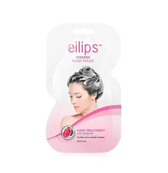 Ellips / Маска для волосся / «Терапія для волосся» з олією жожоба / Vitamin Hair Mask Hair Treatment With Jojoba Oil / 20 г