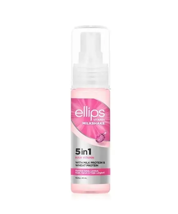 Ellips / Незмивний спрей-догляд для волосся 5в1 з протеїнами / 5in1 Hair Vitamin Milkshake Spray / 45 ml