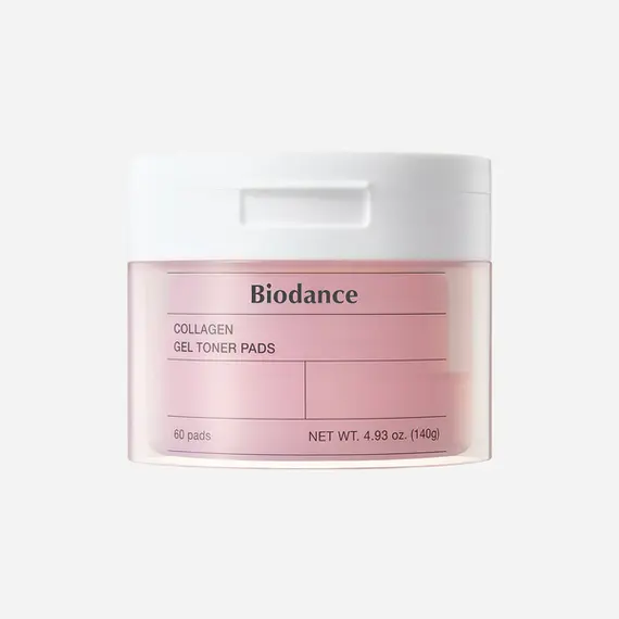 Biodance / Collagen Gel Toner Pads / Зміцнювальні колагенові педи для обличчя / 60шт