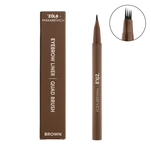 ZOLA x Makarevich / Лайнер для брів з квадро-пензлем