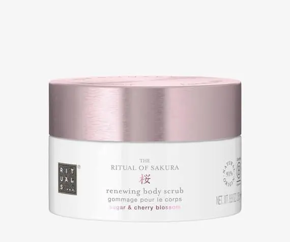 RITUALS / Пом'якшувальний cкраб для тіла / Сакура / The Ritual Of Sakura Sugar & Cherry Blossom Body Scrub / 250 г