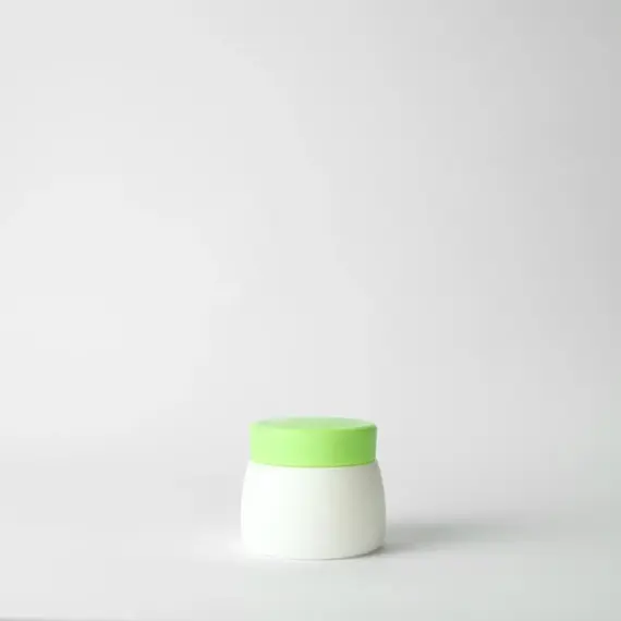 Баночка / HueBloom / Зелена кришка - Біла баночка