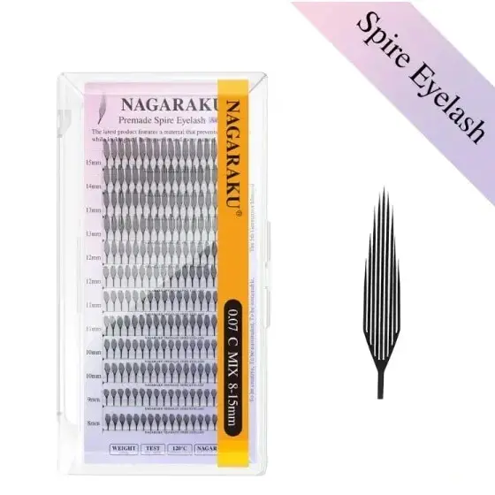 Вії Nagaraku / Мікс / Пір'я