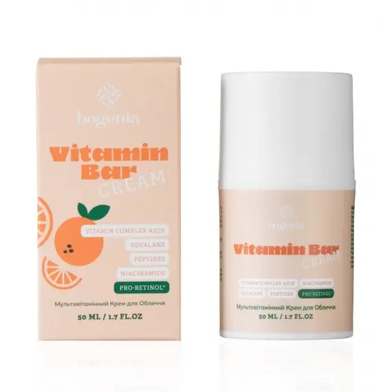 Bogenia / Мультивітамінний крем для обличчя / Vitamin Bar Cream / BG439 №002