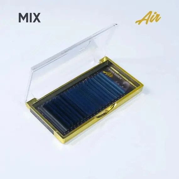 DIVOCHI / Вії двотонові сині / AIR / MIX