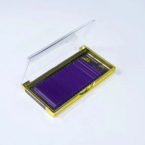 DIVOCHI / Вії фіолетові (purple) / AIR / Mix