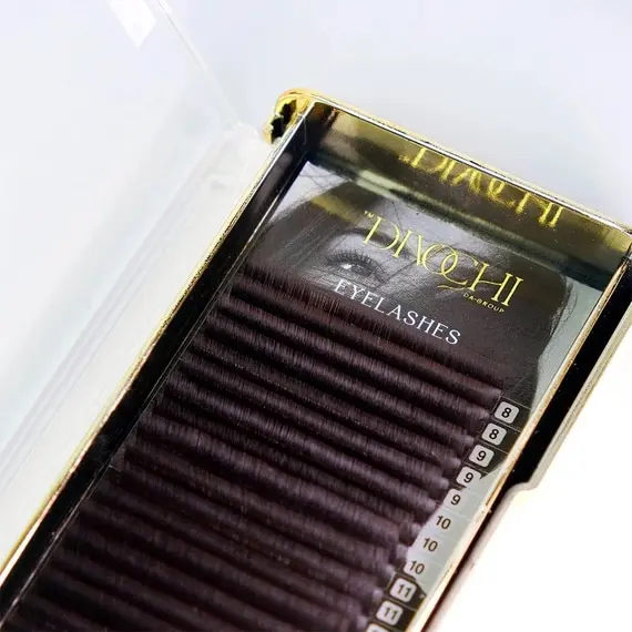 DIVOCHI / Вії для нарощування “темний шоколад” / MIX