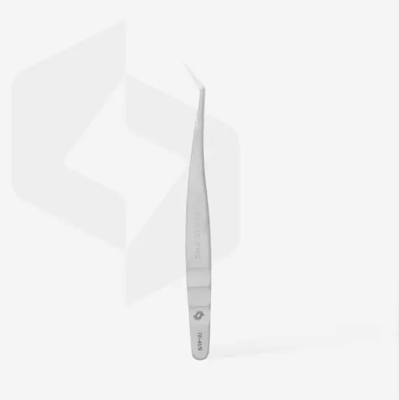 Staleks / Пінцет професійний для вій / EXPERT 41 TYPE 9 (L-образний, 35′)