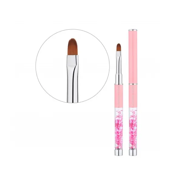 Пензель овал / з квіточками / 021