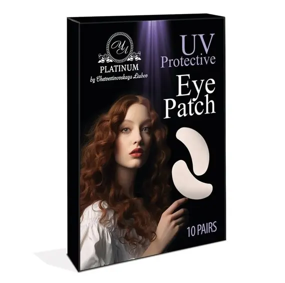 Platinum / Патчі гелеві для UV системи (чорні) / 10 пар