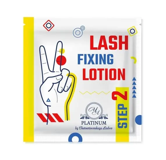 Platinum / Препарат для ламінування брів і вій в саше / STEP 2