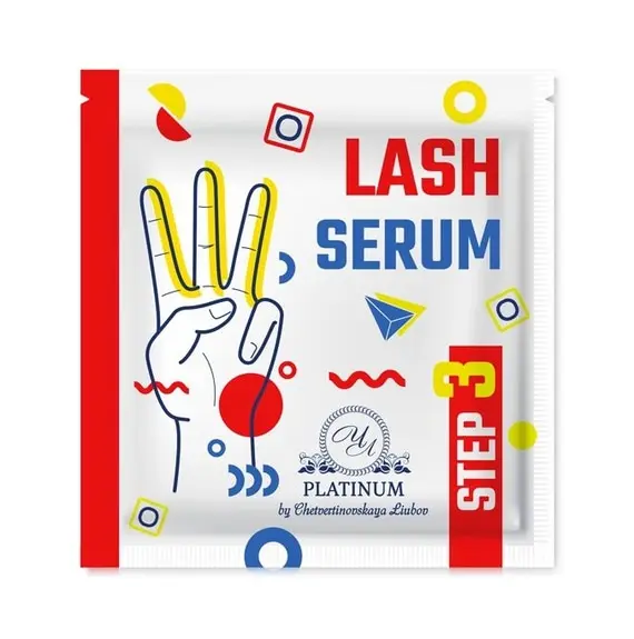 Platinum / Препарат для ламінування вій в саше / STEP 3