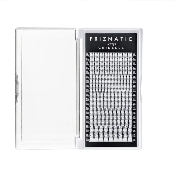 Вії Sculptor / PRIZMATIC / Пучки на стрічці чорні Wings Gridelle, mix 20 ліній