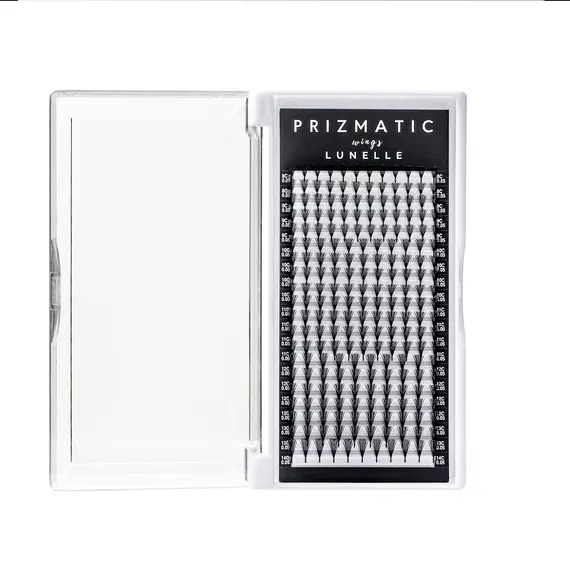 Вії Sculptor / PRIZMATIC / Пучки на стрічці чорні Wings Lunelle, mix 20 ліній