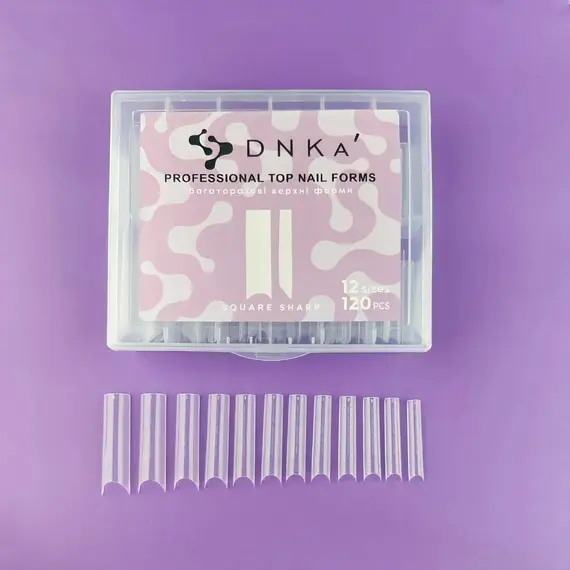 DNKa / Top Nail Forms / Square Sharp / 120pcs