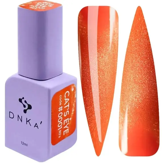 DNKa / Color Gel Polish / Cat's Eye / #0001 80's Hema/TPO free