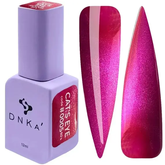 DNKa / Color Gel Polish / Cat's Eye / #0005 / 80's Hema/TPO free