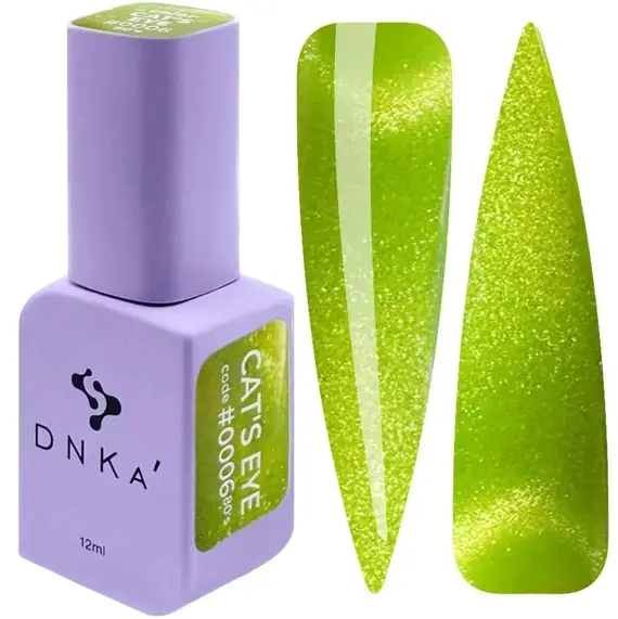 DNKa / Color Gel Polish / Cat's Eye / #0006 / 80's Hema/TPO free