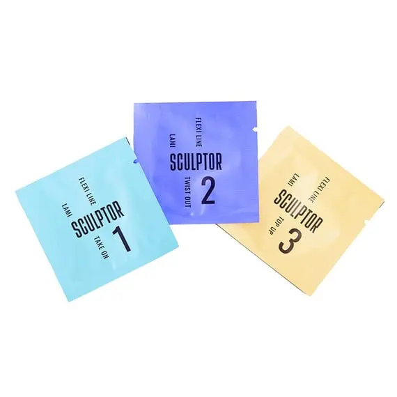 Sculptor / Комплекс для вій FLEXI LINE в саше 1 ml / №1 + №2 + догляд №3 у подарунок