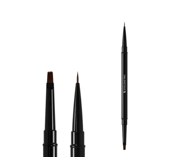 Staleks / Пензлик двосторонній EXPERT лайнер 7 мм / для гелю 7 мм