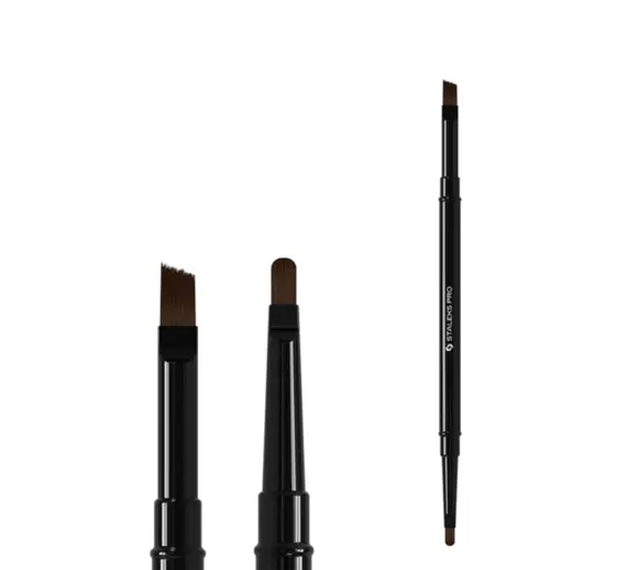 Staleks / Пензлик двосторонній EXPERT для гелю 7 мм / для гелю 9 мм