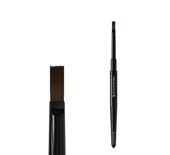 Staleks / Пензель для гелю прямий / ширина 6 мм / довжина 10 мм