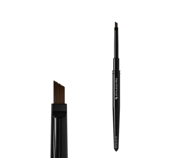 Staleks / Скошений пензель для гелю / ширина 4 мм / довжина 7 мм