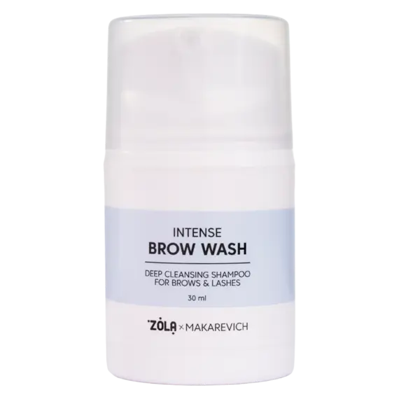 ZOLA x Makarevich / Шампунь глибокої очистки для брів та вій Intense Brow Wash / 30 мл