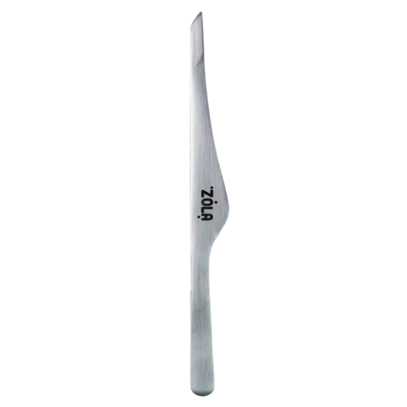 ZOLA / Пінцет професійний преміум серія / SILVER