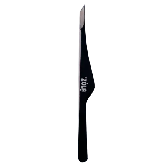 ZOLA / Пінцет професійний преміум серія / BLACK