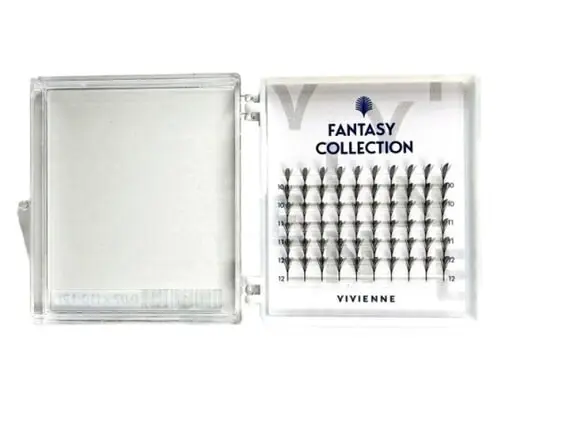 Vivienne / Вії V-подібні пір'яні / 6 ліній