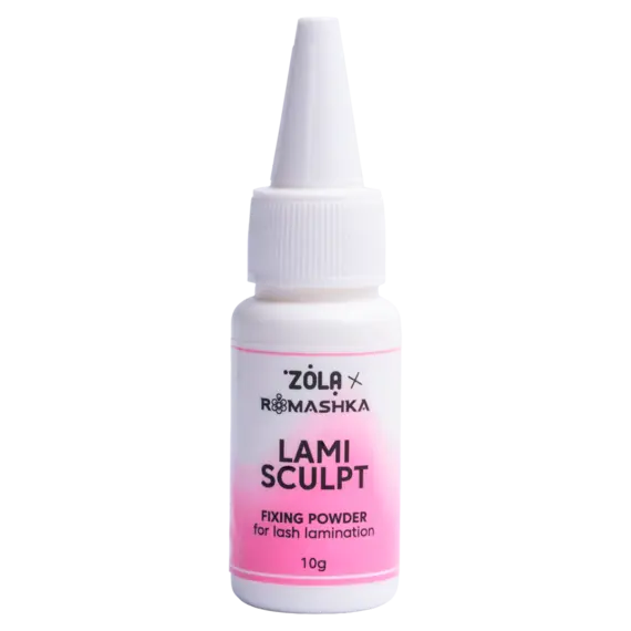 ZOLA X ROMASHKA / Фіксуюча пудра для ламінування вій / LAMISCULPT / 10 г