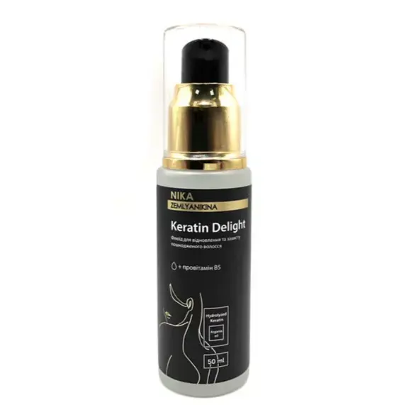Nika Zemlyanikina / Флюїд для волосся кератиновий / 50мл (Розпродаж. Придатний до 20.12.25)
