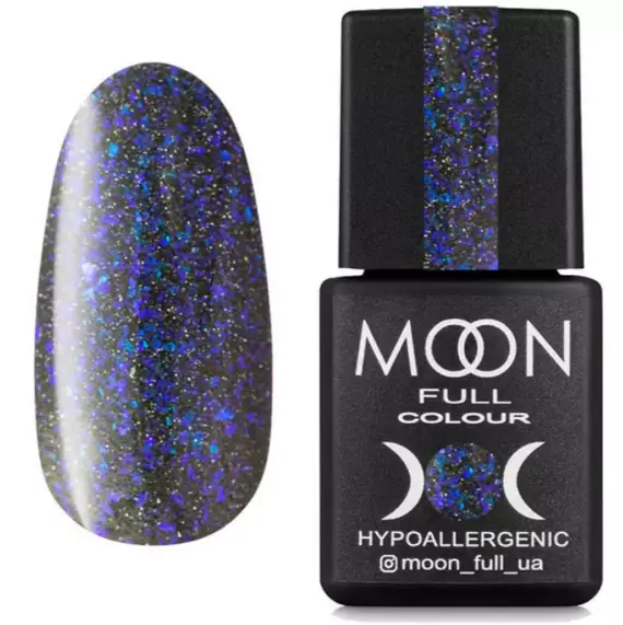 MOON FULL / Chrome Flake Disko №03 світловідбивний / синій (Розпродаж. Придатний до 02.26)