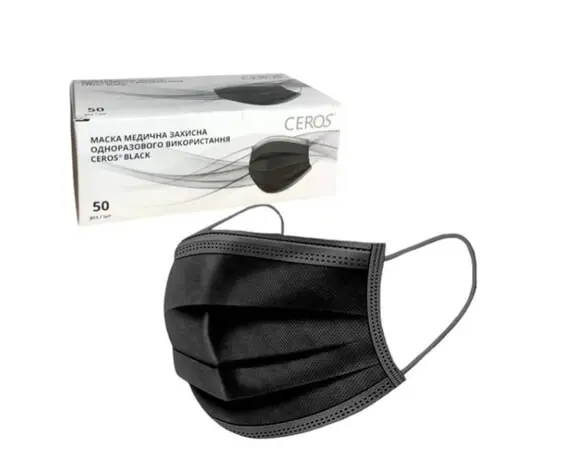 CEROS / Маска медична трьохшарова / 50 шт
