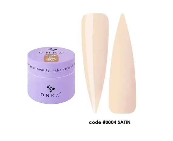 DNK'a / Builder Gel #004 / Satin / бежевий