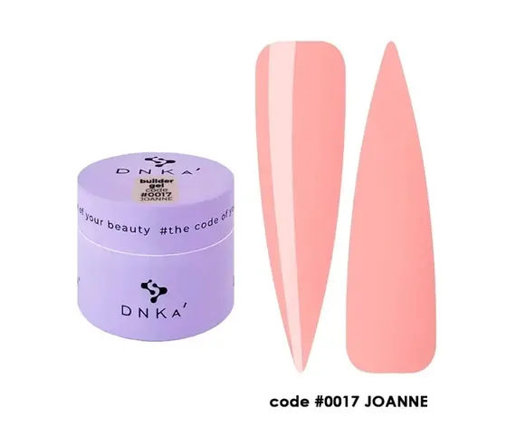 DNKa’ / Builder Gel #0017 / Joanne / насичений персиковий